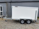Remorque Fourgon Bois - 297 x 147 x 144 - 1300 Kg - 2 essieux - Hayon JCC13 3000