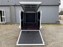 Remorque Fourgon Bois - 297 x 147 x 144 - 1300 Kg - 2 essieux - Hayon JCC13 3000