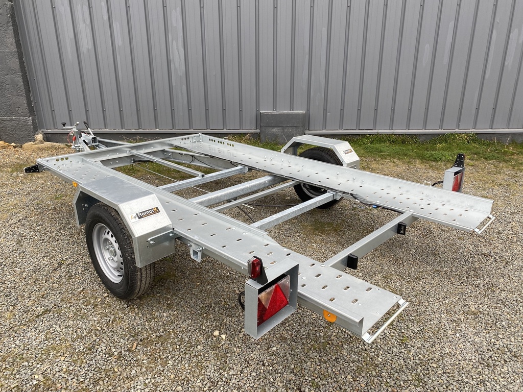 Remorque Porte-Voitures - 260 x 170 - 1300 Kg - Freinée JPV1300 NIMES