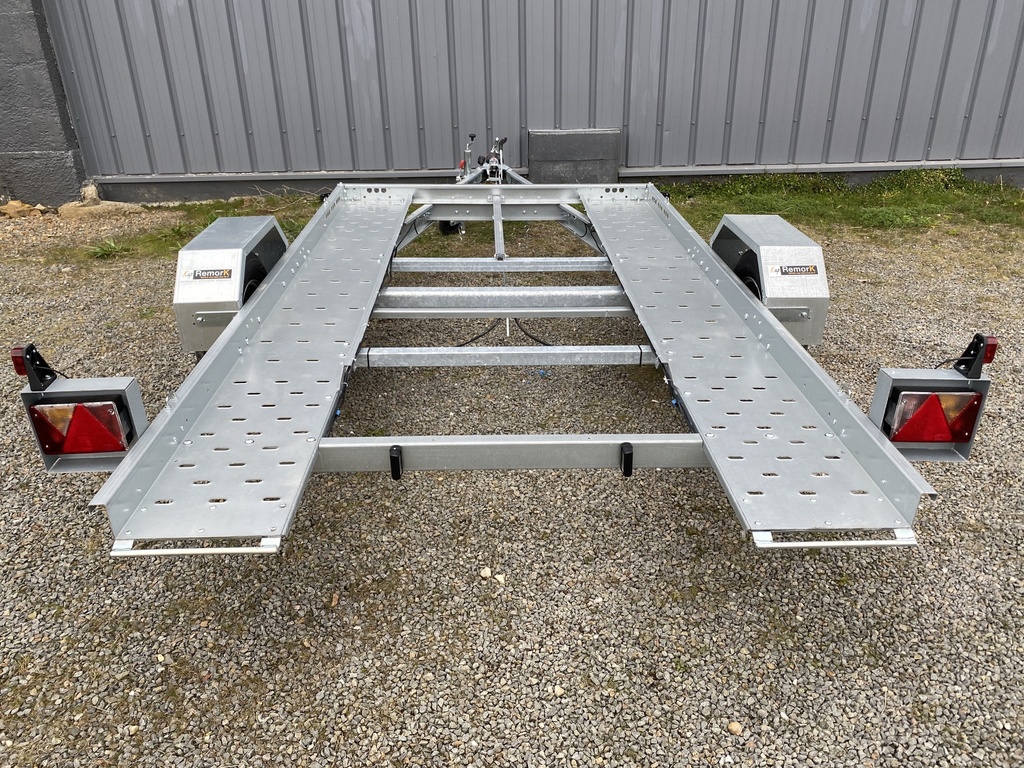 Remorque Porte-Voitures - 260 x 170 - 1300 Kg - Freinée JPV1300 NIMES