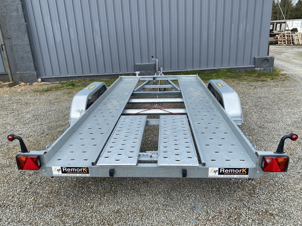 Remorque Porte-voiture - 4m00 - 2700 Kg - VG PV 400F 270