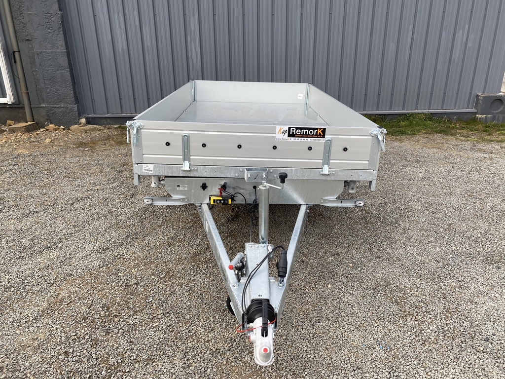 Remorque Tri-Benne - 325 x 170 x 30 - 3500 Kg - Elec