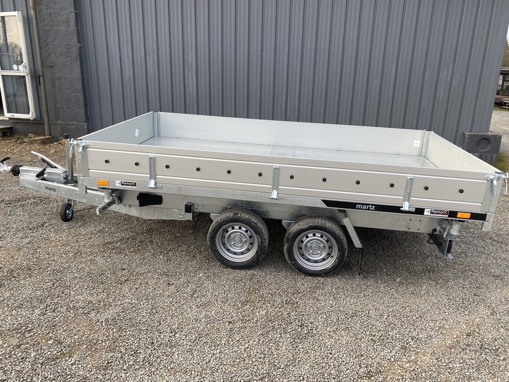 Remorque Tri-Benne - 325 x 170 x 30 - 3500 Kg - Elec