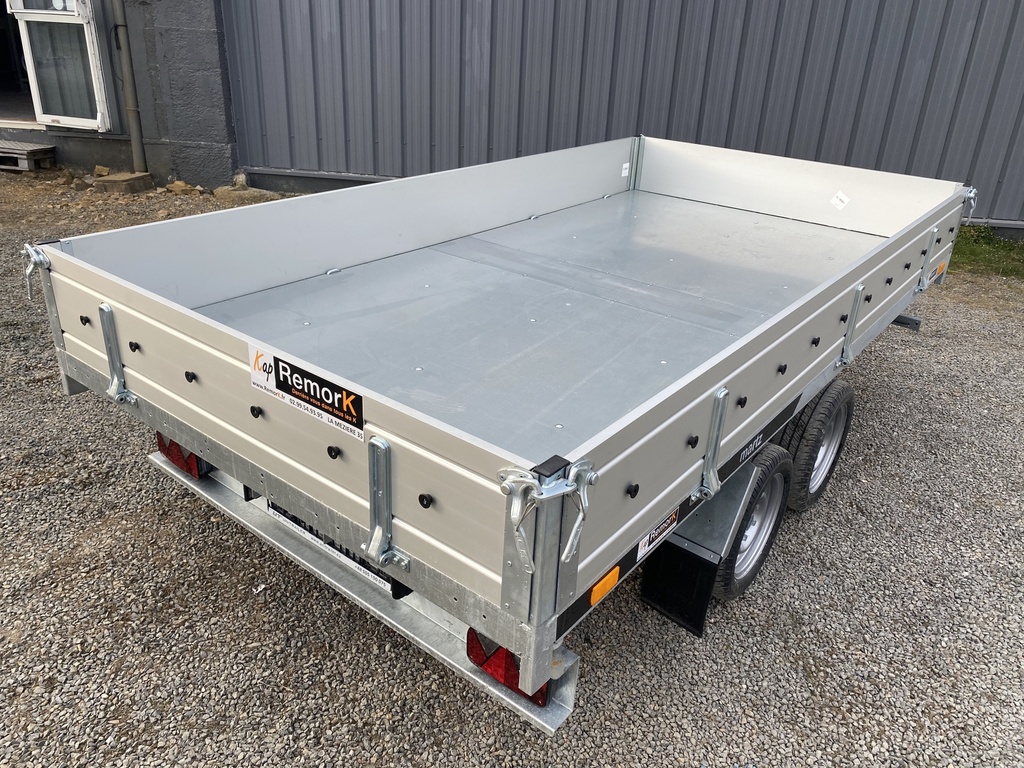 Remorque Tri-Benne - 325 x 170 x 30 - 3500 Kg - Elec