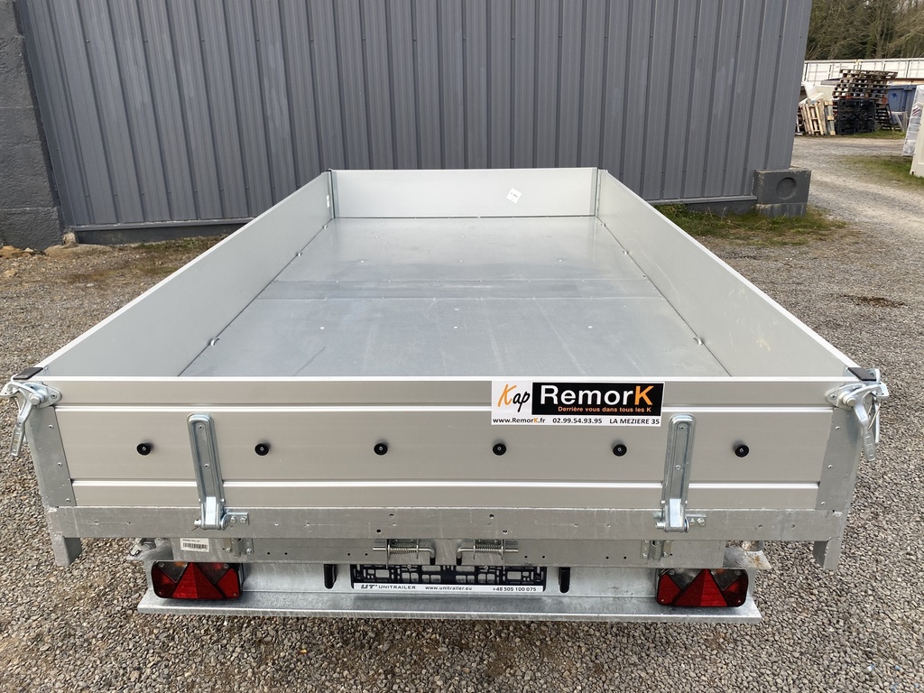 Remorque Tri-Benne - 325 x 170 x 30 - 3500 Kg - Elec