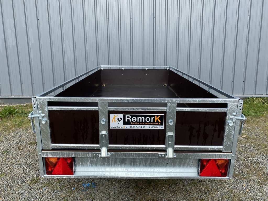 Remorque Montée Bois - 259x131x35 - 500 Kg 9500B MSP