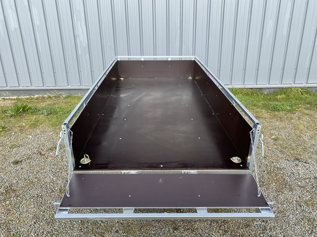 Remorque Montée Bois - 259x131x35 - 500 Kg 9500B MSP