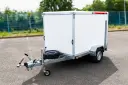 Remorque Fourgon Bois - 237 x 147 x 157 - 750 Kg - Freinée - Hayon JCC1000 2100