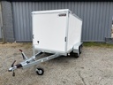 Remorque Fourgon Bois - 297 x 147 x 144 - 1300 Kg - 2 essieux - Hayon JCC13 3000