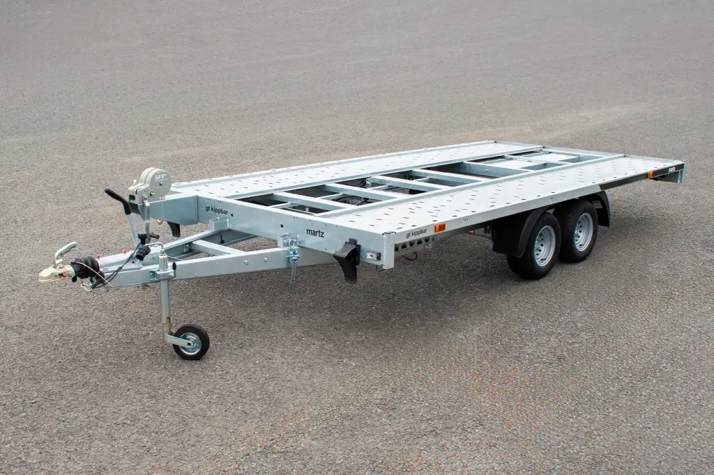 Remorque Porte Voiture - 406 x 200 - 2700 Kg - 2 Essieux