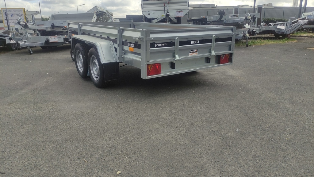 Remorque Utilitaire - 2 Essieux - 296 x 150 x 40 - 1500 Kg - Premium 296/2C