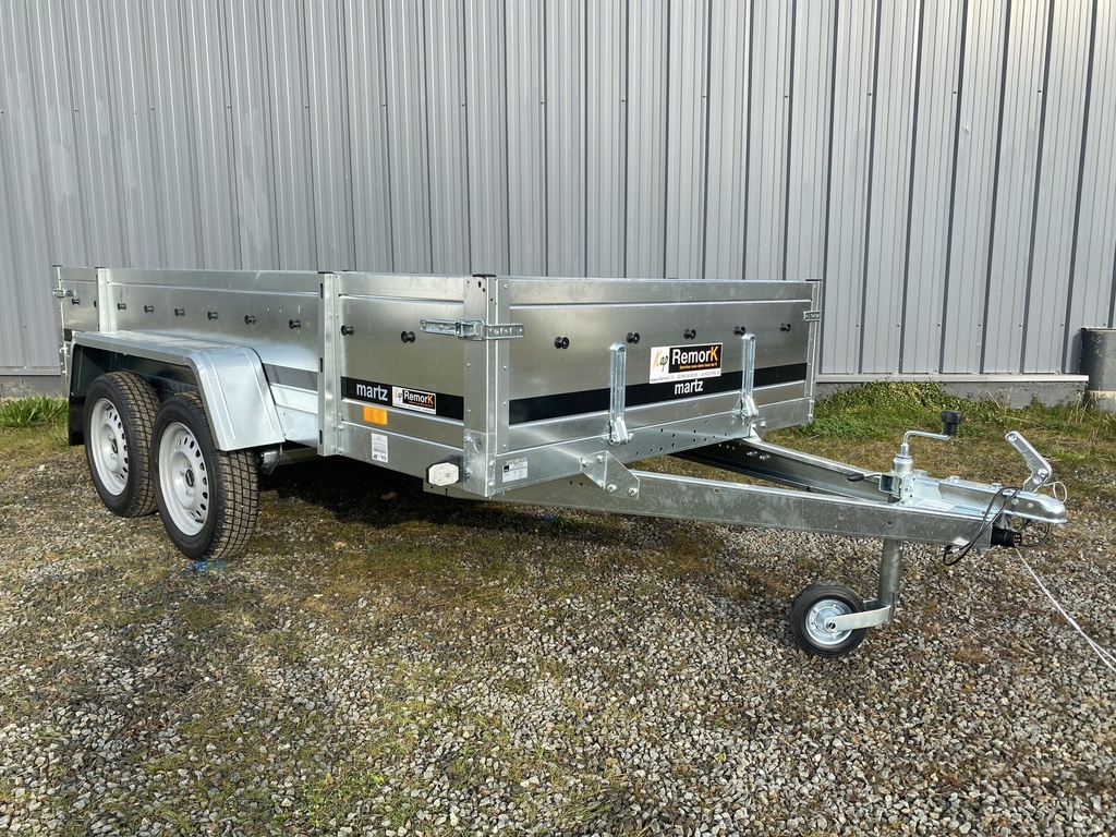 Remorque Utilitaire - 2 Essieux - 296 x 150 x 30 - 750 Kg - Premium 300/2