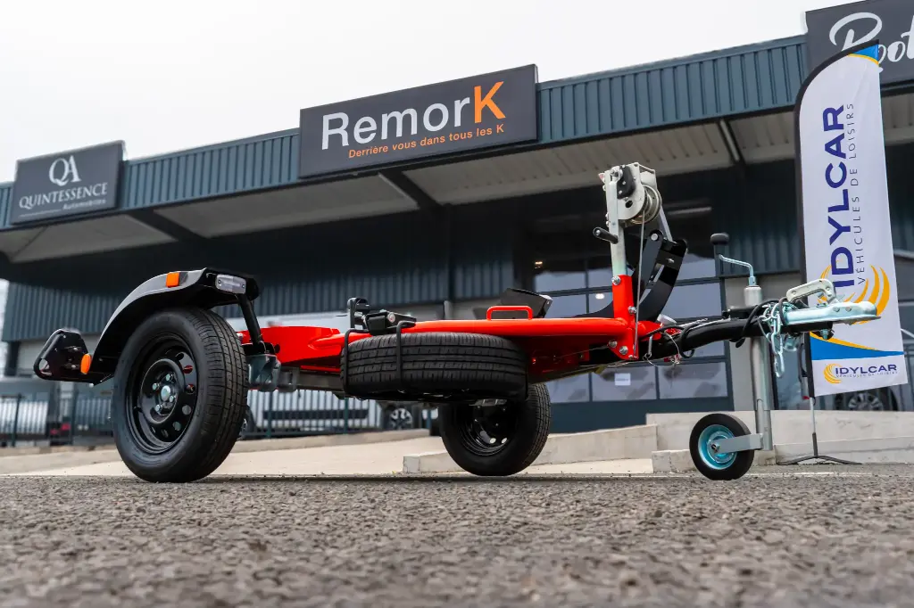 Remorque moto COCHET UNO abaissable