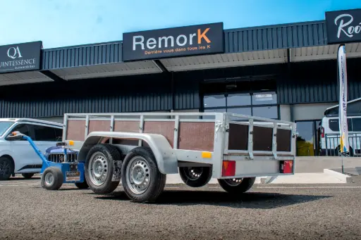 [BAGBOIS242-2-750] Remorque Bois - 253 x 135 - 2 Essieux - 750 Kg - 95002SB MPS 