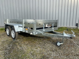 [BAG300-2-750] Remorque Utilitaire - 2 Essieux - 296 x 150 x 30 - 750 Kg - Premium 300/2