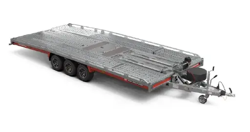 REMORQUE PORTE VOITURES BRIAN JAMES - T Transporteur 5.50 x 2.10 m 3500 KG 3 essieux
