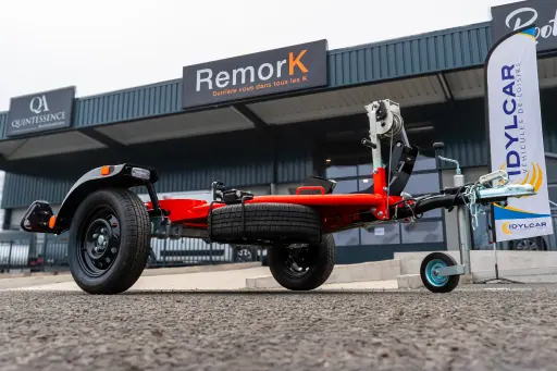 Remorque moto COCHET UNO abaissable